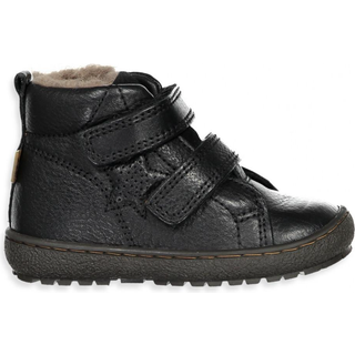 Bisgaard Vinterbegyndersko Eli Sort Med Velcro Og Tex
