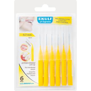 Ekulf pH Supreme Gul 0,7 mm mellemrumsbørste 6 stk.