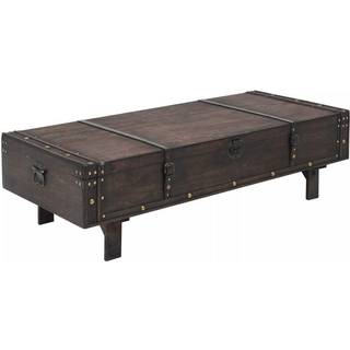 sofabord krydsfiner vintagestil 120 x 55 x 35 cm