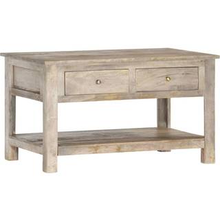 Sofabord 82X52X47 Cm Massivt Mangotræ