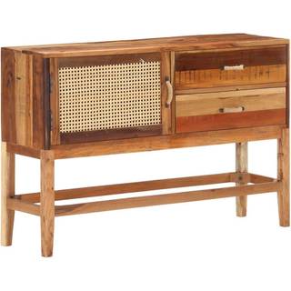 skænk 118x30x76 cm massivt genbrugstræ