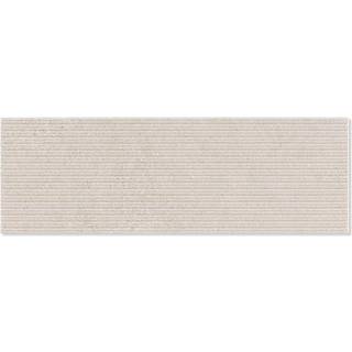 Dekor Kakel Calcare Beige Matt-Relief Rund 25x75 cm