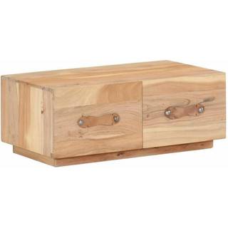 sofabord 90x50x35 cm massivt genbrugstræ