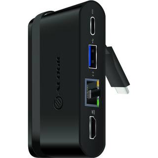 ALOGIC Travel Dock Essential With Power Delivery - docking station - USB-C / Thunderbolt 3 - HDMI - 1GbE