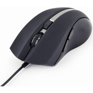 Gembird G-laser wired mouse - Mus - Laser - 6 knapper - Sort