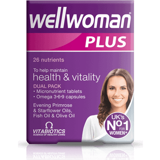 Vitabiotics Wellwoman Plus Omega 3âˆ6âˆ9-56 tabletter/kapsler