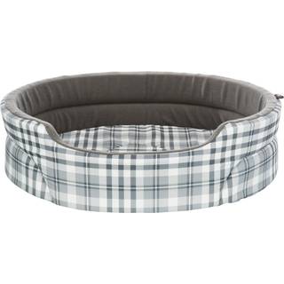 Trixie Lucky bed oval 85 × 75 cm grey/white