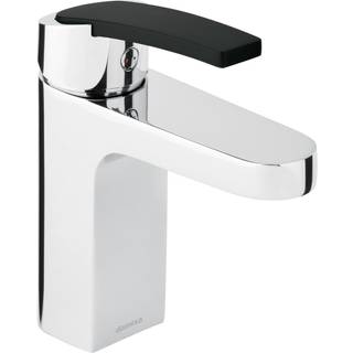 Håndvaskarmatur Slate u/b.v. krom/sort