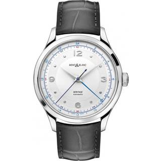 Montblanc 119948 Heritage Sølvfarvet/Læder Ø40 mm