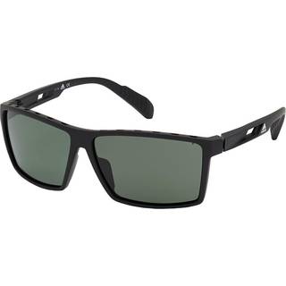 Adidas SP0010 Polarized 02R 63 Solbriller Mænd Black - Matte Black - 63mm