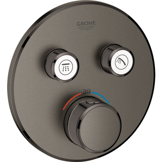 Grohe GRT SmartControl termost 2SC til indbyg, to vent Børstet Hard Graphite 29119AL0