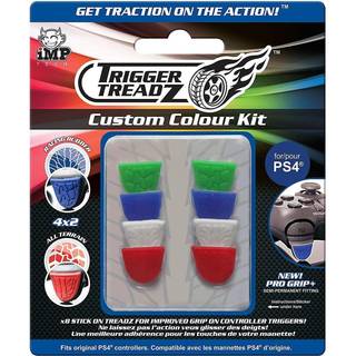 iMP TECH Trigger Treadz TT Custom Colour Kit: 8 Pack Set for PS4 - Miscellaneous Tilbehør til spillekonsol - Sony PlayStation 4