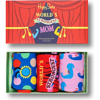 Happy socks 3-pak Mothers Day Gift Box - Pink/Blue - Str 36/40
