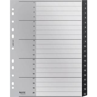 Leitz Recycle register, PP, ekstra bredt, CO2-kompenseret