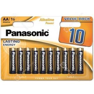 Panasonic Alkaline Power AA Batterier - 10 Stk. Blister
