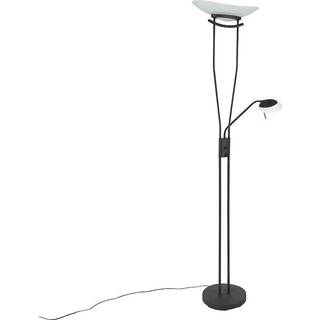 Moderne gulvlampe sort inkl. LED - Lexus