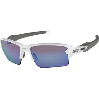 Oakley Unisex OO9188 FLAK 2.0 XL 918882 Solbriller O_matter Hvid Blå Firkantet Polariseret Prizm
