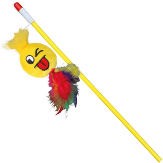 Trixie Playing Rod with Smiley 50cm assorted colours