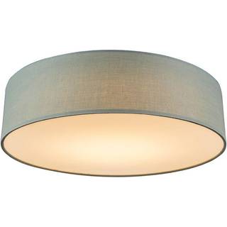 Loftlampe grå 40 cm inkl. LED - Drum LED