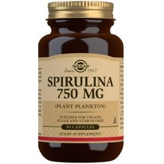 Solgar Spirulina 750 mg - 80 kap