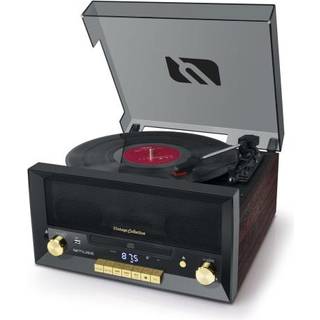 Muse MT-112 W Turntable Micro system FM BT CD USB Retro - Pladespiller