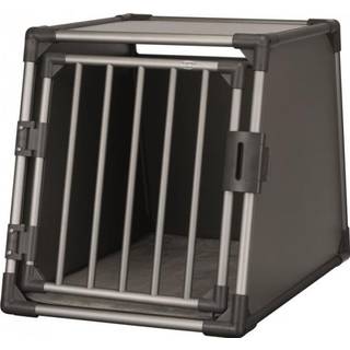 Trixie Transport Box Aluminium Graphite for dogs Size: M-L 61x65x86cm