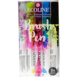 Ecoline Brush Pen - Gavesæt med 5 std. f...