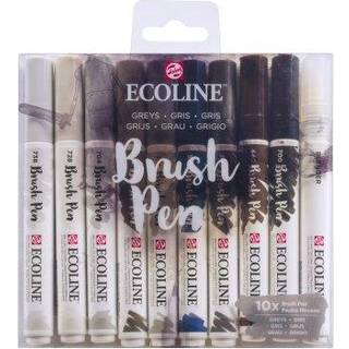 Brush Pen Set 10 Stück - Grau