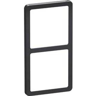 LK Fuga slim ramme 2 modul koksgrå