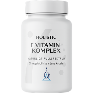 Holistic E-Vitaminkomplex, 30 kapsler