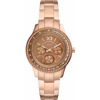 Fossil ES5109 Stella Rosa guldfarvet/Rosaguldtonet stål Ø37 mm