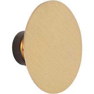 Design væglampe rund guld - Pulley