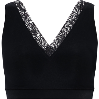 Chantelle SoftStretch Lace BH top, sort, Størrelse: XS/S, Dame