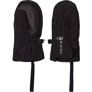 Isbjörn of Sweden Baby Mitten Black, 0-1yr