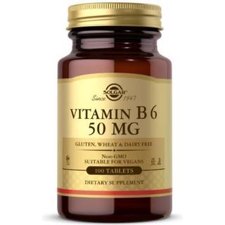 Solgar - Vitamin B6 50 mg, 100 tabletter