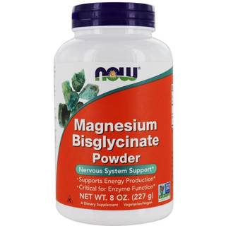 NOW Foods Magnesiumbisglycinat pulver