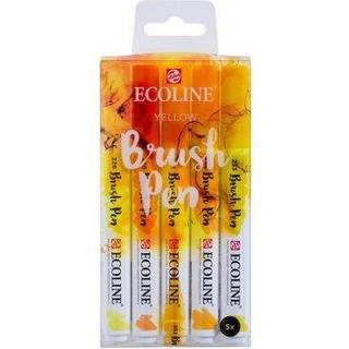 Ecoline Brush Pen Set – Yellow 5-pack