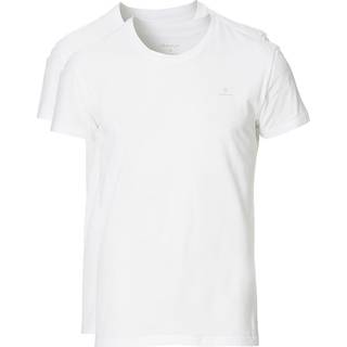 Gant 2-pak Basic Crew Neck T-Shirt - White - XX-Large