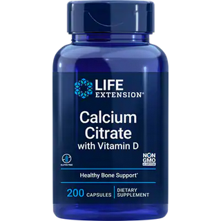 Calciumcitrat med D-vitamin - 200 vcaps