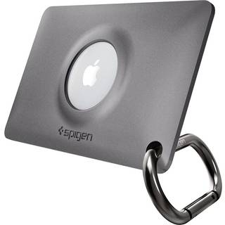 Spigen Air Fit designet til Apple Airtag Wallet Card Case Cover Airtag Holder til Airtag Keychain Ring (2021) - Hvid