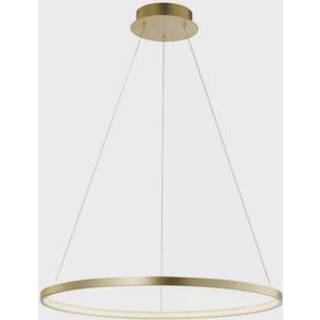 Moderne ring pendellampe guld 60 cm inkl. LED - Anella