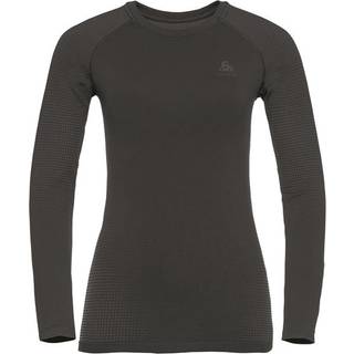 Odlo Performance Warm ECO Langærmet T-shirt M - Dame, Sort, Genanvendt Materiale, Optimal Isolering