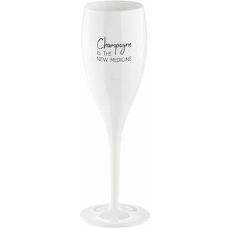 Koziol Cheers champagneglas 10 cl 6-pak Champagne the new medicine