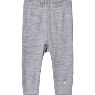 Leggings grå i uld-bomuld