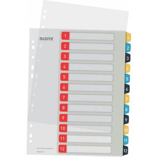 Leitz Leitz Cosy 1-12 printbart register, PP 12480000