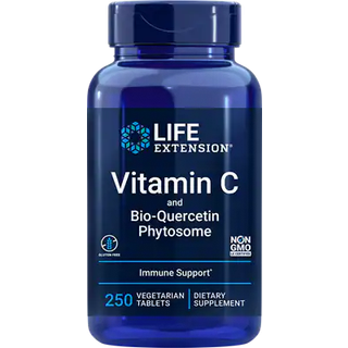 Vitamin C og Bio-Quercetin Phytosome - 250 vegetariske faner