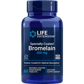 Specielt omsluttet bromelain, 500mg - 60 vegetariske tabletter med enterisk belægning