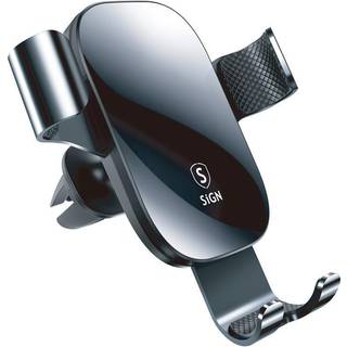 SiGN Bilholder til smartphones med 360° rotation - Sort