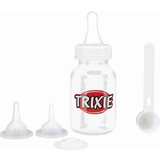 Trixie Suckling bottle set, 120 ml, transparent/white