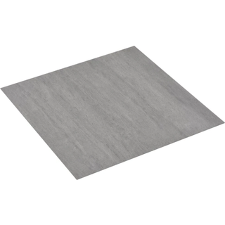 selvklæbende PVC-gulvbrædder 5,11 m² stiplet grå